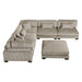 Homelegance - Traverse 5 Piece Modular Sectional with Ottoman - 8555GB*6OT - GreatFurnitureDeal
