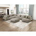 Homelegance - Traverse 7 Piece Modular Sectional with Reversible Chaise and Ottoman - 8555GB*2CR3ACVCOT - GreatFurnitureDeal