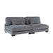 Homelegance - Traverse 6 Piece Modular Sectional with Ottoman - 8555GY*6OT - GreatFurnitureDeal