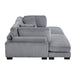 Homelegance - Traverse 2 Piece Chaise Lounge - 8555GY*2VC - GreatFurnitureDeal
