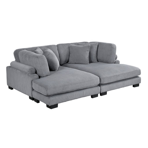 Homelegance - Traverse 2 Piece Chaise Lounge - 8555GY*2VC - GreatFurnitureDeal