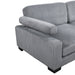 Homelegance - Traverse 4 Piece Modular Sectional with Reversible Chaise - 8555GY*CR2ACVC - GreatFurnitureDeal