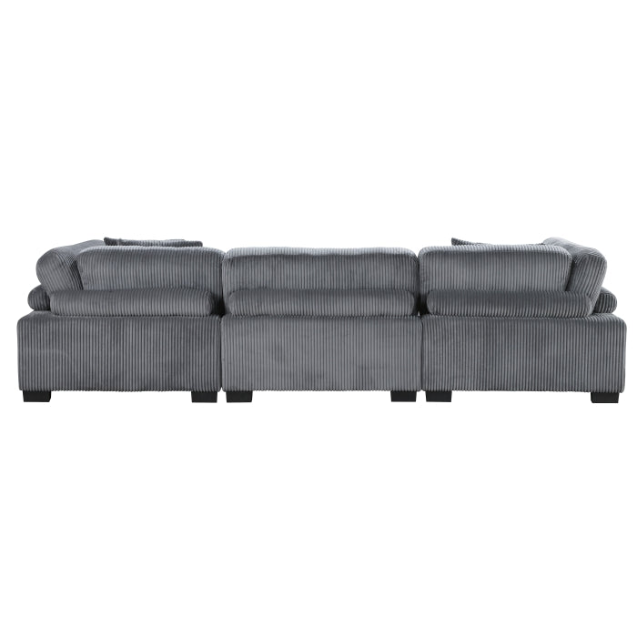 Homelegance - Traverse Sofa - 8555GY-3 - GreatFurnitureDeal