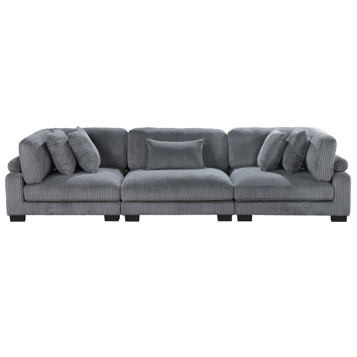 Homelegance - Traverse Sofa - 8555GY-3 - GreatFurnitureDeal