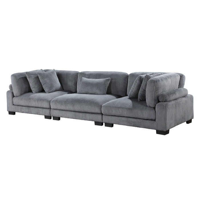 Homelegance - Traverse Sofa - 8555GY-3 - GreatFurnitureDeal