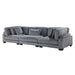 Homelegance - Traverse Sofa - 8555GY-3 - GreatFurnitureDeal