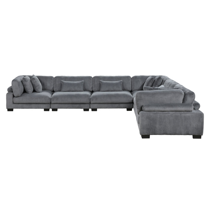 Homelegance - Traverse 6 Piece Modular Sectional - 8555GY*3CR3AC - GreatFurnitureDeal