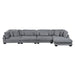 Homelegance - Traverse 4 Piece Modular Sectional with Reversible Chaise - 8555GY*CR2ACVC - GreatFurnitureDeal