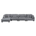 Homelegance - Traverse 4 Piece Modular Sectional with Reversible Chaise - 8555GY*CR2ACVC - GreatFurnitureDeal