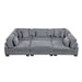 Homelegance - Traverse 6 Piece Modular Sectional with Ottoman - 8555GY*6OT - GreatFurnitureDeal