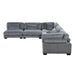 Homelegance - Traverse 5 Piece Modular Sectional - 8555GY*5SC - GreatFurnitureDeal