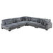 Homelegance - Traverse 5 Piece Modular Sectional - 8555GY*5SC - GreatFurnitureDeal
