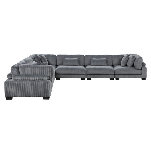 Homelegance - Traverse 6 Piece Modular Sectional - 8555GY*3CR3AC - GreatFurnitureDeal