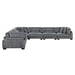 Homelegance - Traverse 6 Piece Modular Sectional - 8555GY*3CR3AC - GreatFurnitureDeal