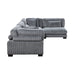 Homelegance - Traverse 4 Piece Modular Sectional - 8555GY*4SC - GreatFurnitureDeal