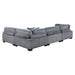 Homelegance - Traverse 4 Piece Modular Sectional - 8555GY*4SC - GreatFurnitureDeal