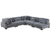 Homelegance - Traverse 5 Piece Modular Sectional - 8555GY*5SC - GreatFurnitureDeal
