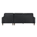 Homelegance - Lewes 2 Piece Sectional with Right Chaise in Black - 8566BLK*SC - GreatFurnitureDeal
