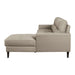 Homelegance - Lewes 2 Piece Sectional with Right Chaise in Latte - 8566LTE*SC - GreatFurnitureDeal