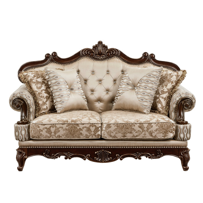 Homelegance - Balthasar 2 Piece Sofa Set in Brown - 8570*2