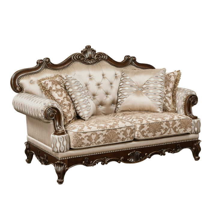 Homelegance - Balthasar 2 Piece Sofa Set in Brown - 8570*2