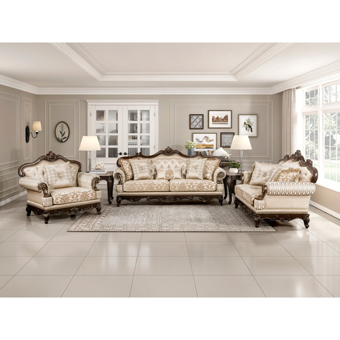 Homelegance - Balthasar Sofa in Brown - 8570-3