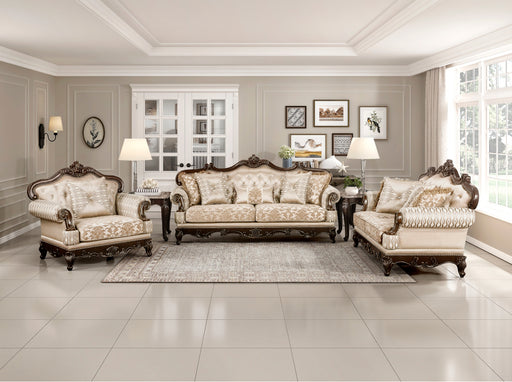 Homelegance - Balthasar 2 Piece Sofa Set in Brown - 8570*2 - GreatFurnitureDeal