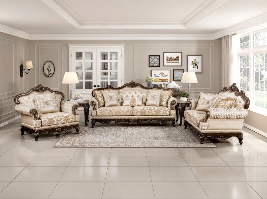 Homelegance - Balthasar 3 Piece Sofa Set in Brown - 8570*3