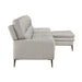 Homelegance - Essex 2 Piece Sectional with Right Chaise in Gray - 8577GY*SC - GreatFurnitureDeal