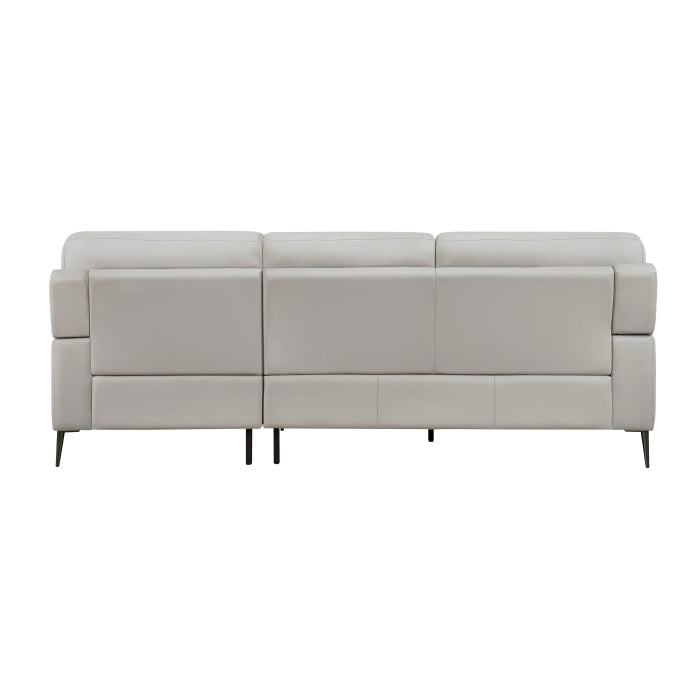 Homelegance - Essex 2 Piece Sectional with Right Chaise in Gray - 8577GY*SC - GreatFurnitureDeal