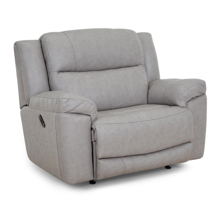 Franklin Furniture - 8578 Lancaster Power Rocker Recliner w/ Integrated USB Port in Limestone Light Gray - 8578-3580-07 - GreatFurnitureDeal