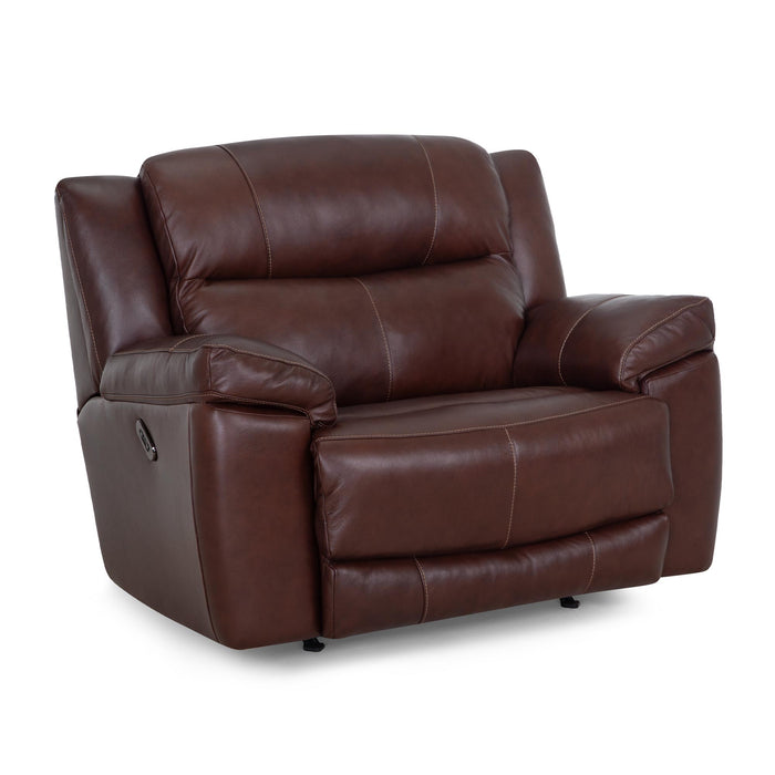 Franklin Furniture - 8578 Lancaster Leather Power Rocker Recliner w/ Integrated USB Port in Capri Chestnut - 8578-LM 87-10 - GreatFurnitureDeal