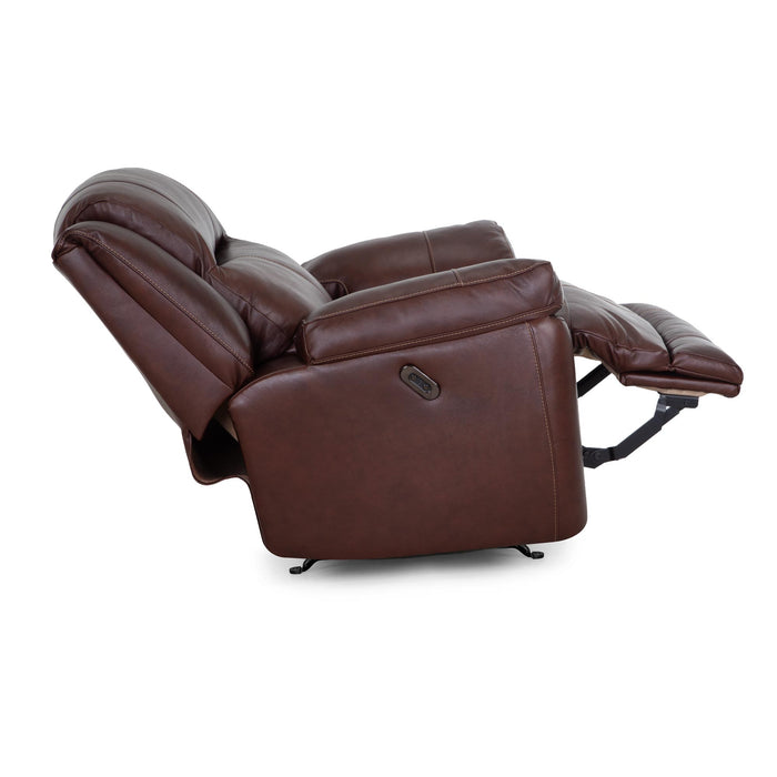 Franklin Furniture - 8578 Lancaster Leather Power Rocker Recliner w/ Integrated USB Port in Capri Chestnut - 8578-LM 87-10 - GreatFurnitureDeal