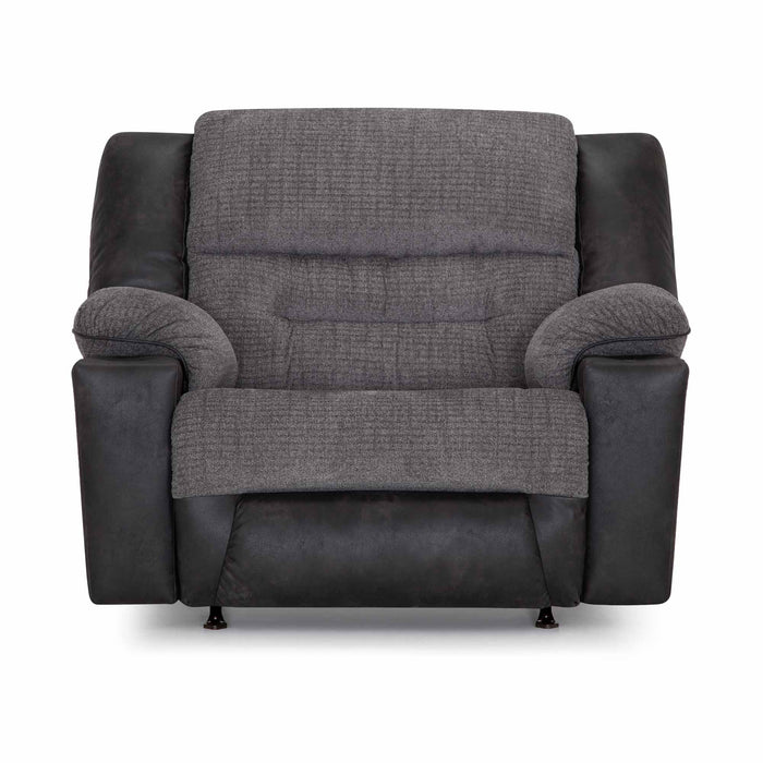 Franklin Furniture - 8592 Grant Rocker Recliner w/ Cupholder in Silverton Charcoal - 8592-1813-10 DT1935W-17/3826-04 - GreatFurnitureDeal