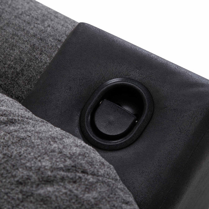 Franklin Furniture - 8592 Grant Rocker Recliner w/ Cupholder in Silverton Charcoal - 8592-1813-10 DT1935W-17/3826-04 - GreatFurnitureDeal