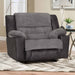 Franklin Furniture - 8592 Grant Rocker Recliner w/ Cupholder in Silverton Charcoal - 8592-1813-10 DT1935W-17/3826-04 - GreatFurnitureDeal