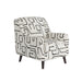 Southern Home Furnishings - Fossil Accent Chair in Ebony - 240-C Fossil Ebony - GreatFurnitureDeal