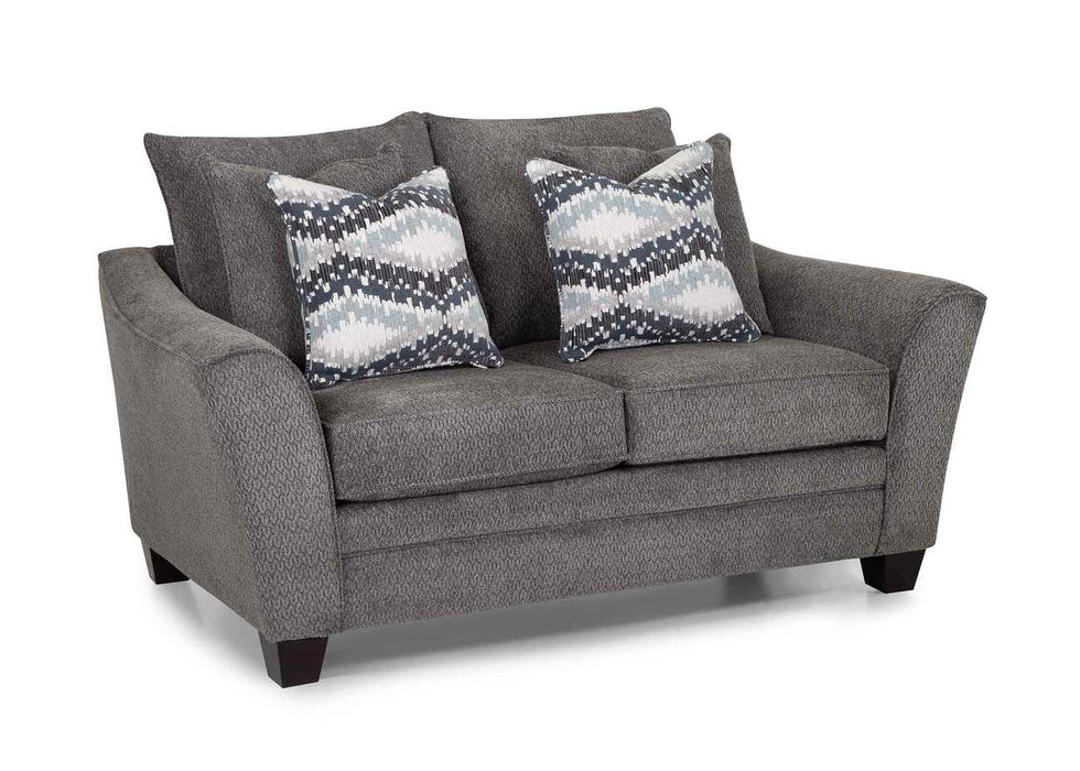 Franklin Furniture - 910 Eastbrook Sofa and Loveseat Set in Shasta Charcoal - 91040-CHARCOAL-91020-CHARCOAL - GreatFurnitureDeal