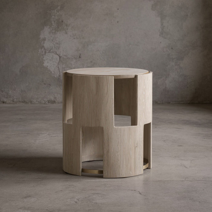 ART Furniture - Rhodes End Table in Weathered White - 866305-2264