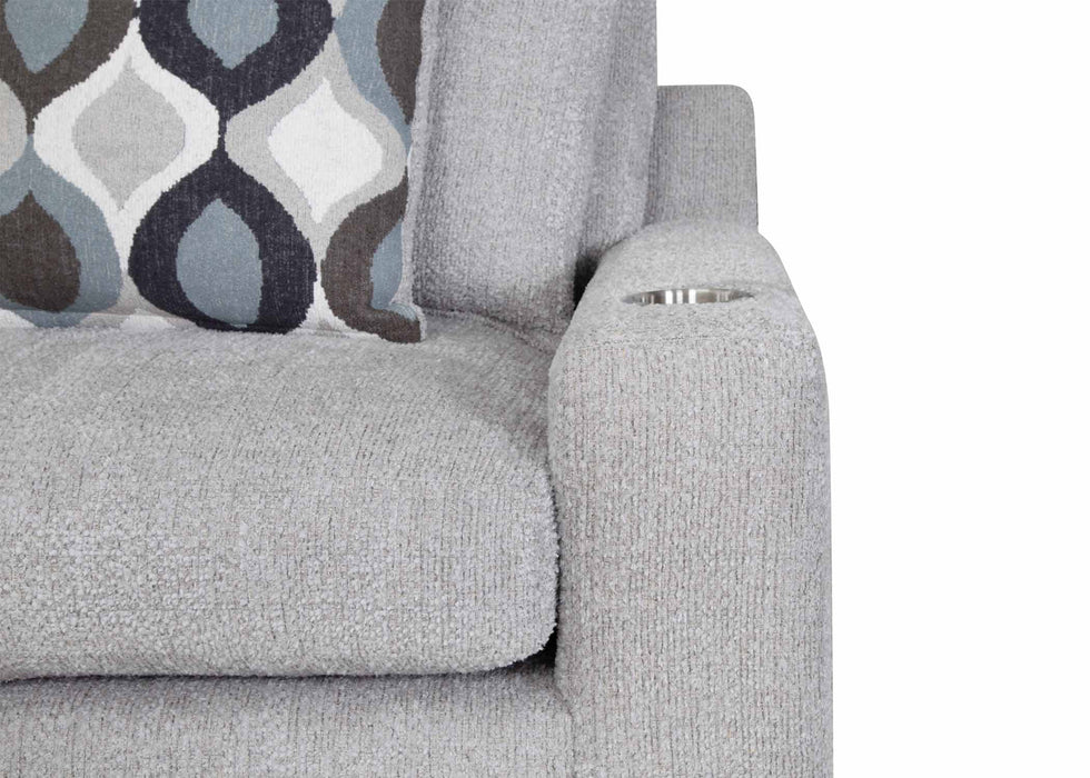 Franklin Furniture - 866 Venus 2 Piece Sectional Sofa in Blast N Dove - 86649-86628-DOVE - GreatFurnitureDeal