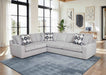 Franklin Furniture - 866 Venus 2 Piece Sectional Sofa in Blast N Dove - 86649-86628-DOVE - GreatFurnitureDeal