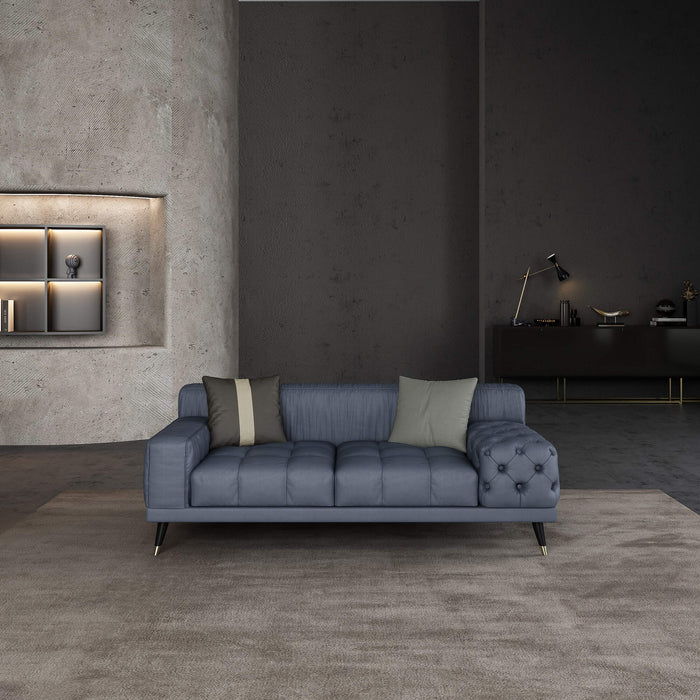 European Furniture - Outlander 3 Piece Sofa Set Gray - EF-88882 - GreatFurnitureDeal
