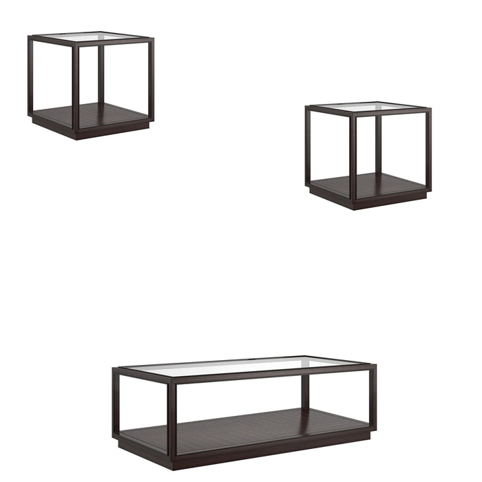 ART Furniture - Glaze 3 Piece Occasional Table Set in Cola - 869300-303-5336