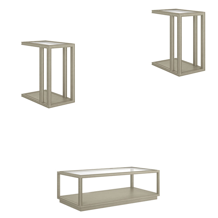 ART Furniture - Glaze 3 Piece Occasional Table Set in Bezel - 869300-308-7127