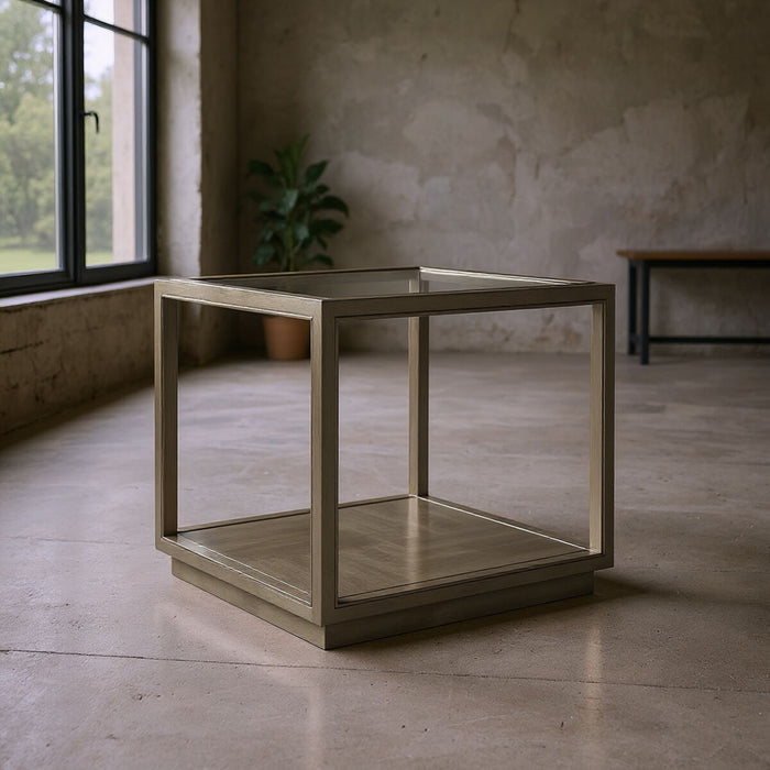 ART Furniture - Glaze End Table in Quartz - 869303-7006