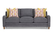 Franklin Furniture - Palmer Loveseat in Ramy Charcoal - 87420-CHARCOAL - GreatFurnitureDeal