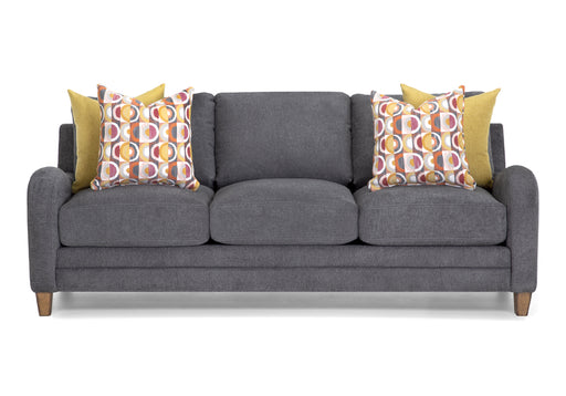 Franklin Furniture - Palmer 2 Piece Sofa Set in Ramy Charcoal - 87440-87420-CHARCOAL - GreatFurnitureDeal