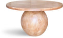 Meridian Furniture - Halton 52" Natural Acacia Wood Dining Table - 875-T - GreatFurnitureDeal