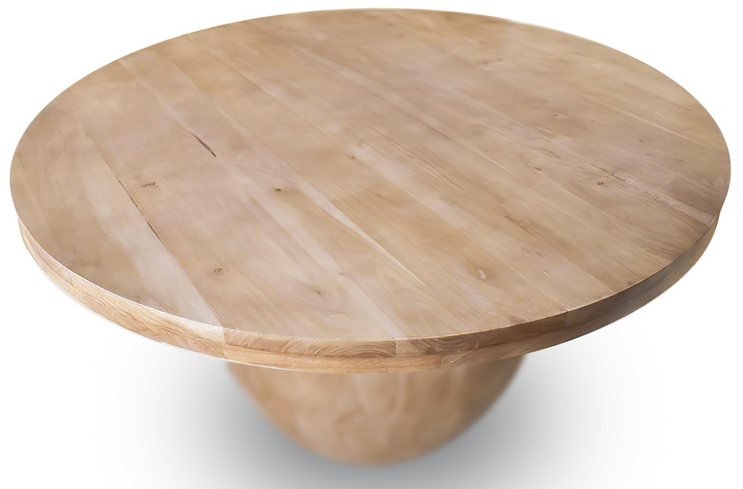 Meridian Furniture - Halton 52" Natural Acacia Wood Dining Table - 875-T - GreatFurnitureDeal