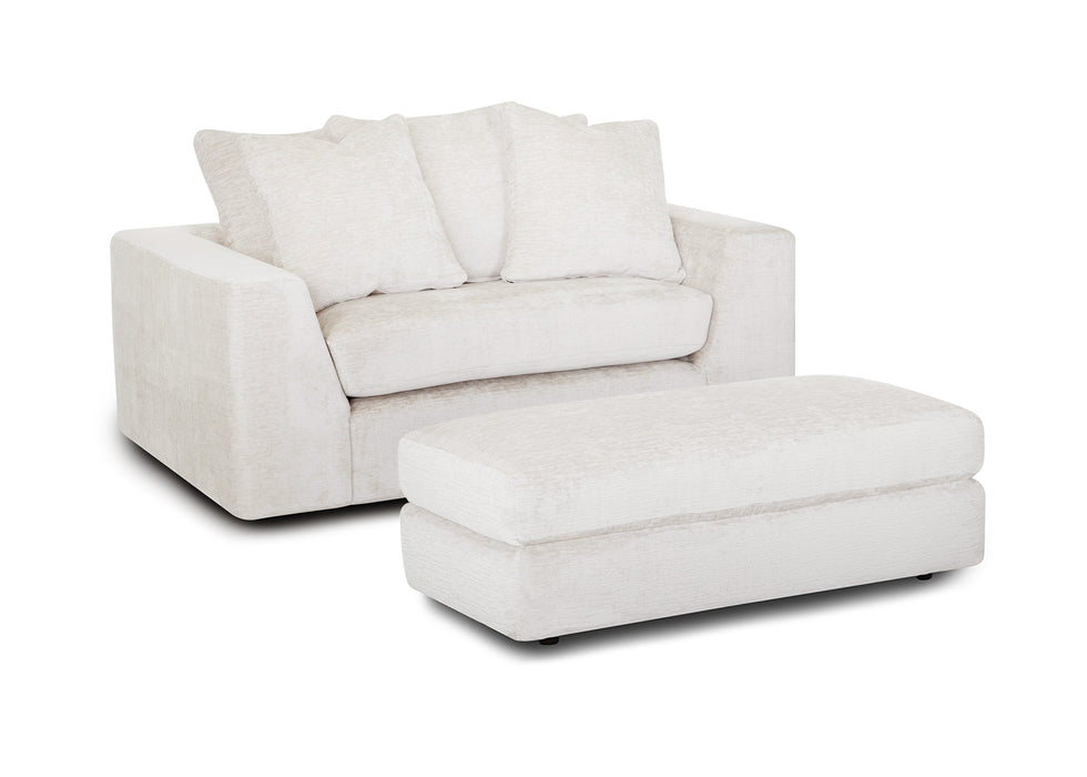 Franklin Furniture - Haswell Chair with Matching Ottoman in Haswell Mist - 87688-87618-MIST - GreatFurnitureDeal